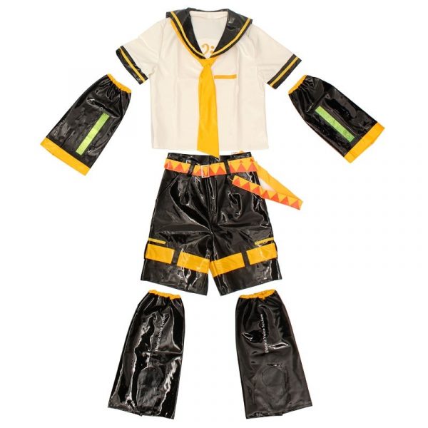 Cosplay Kagamine Rin Len PU Uniforms Outfits Cosplay Costume