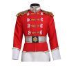 Nutcracker Toy Soldier Cosplay Costume King Eric Cosplay Red Jacket