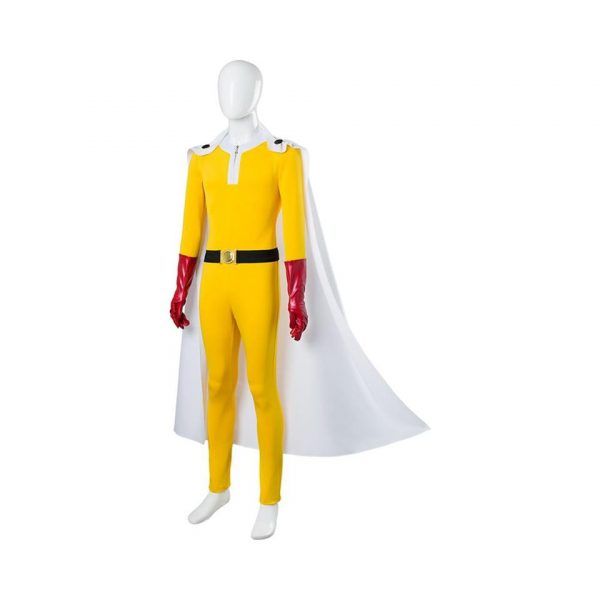 Anime One Punch Man Cosplay Saitama Jumpsuits