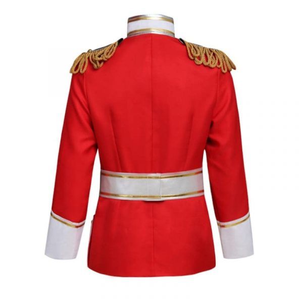 Nutcracker Toy Soldier Cosplay Costume King Eric Cosplay Red Jacket
