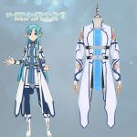 Sword Art Online Yuuki Asuna Dress Alfheim Uniform For Women
