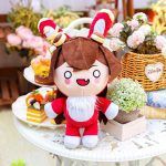Anime Game Genshin Impact Amber Rabbit Ear Doll