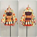 Love Live Cosplay Taisho Kimono Awakening Fancy Dress With Cloak Honoka Rin Eli Maki Nico Outfit