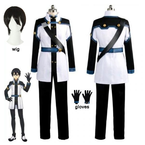 Sword Art Online SAO Movie: Ordinal Scale Kirigaya Kazuto Kirito Cosplay Costumes