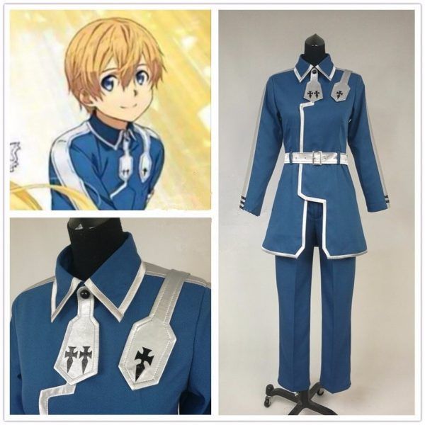 Anime Sword Art Online SAO Alicization Eugeo Cosplay Costume
