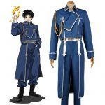 Anime Fullmetal Alchemist Cosplay Costumes Roy Mustang Men’s Uniforms