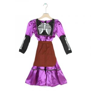 CoCo Mama Imelda Cosplay Costume Girls Skeleton Music Dreaming Around Fancy Dress For Kids