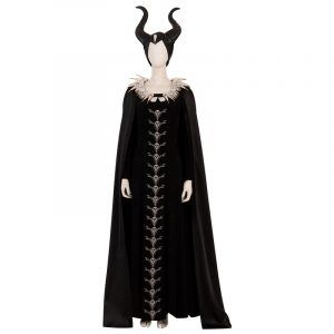 Adult Maleficent Evil Witch Cosplay Costume Women Fantasia Black Angel Party Fancy Dress