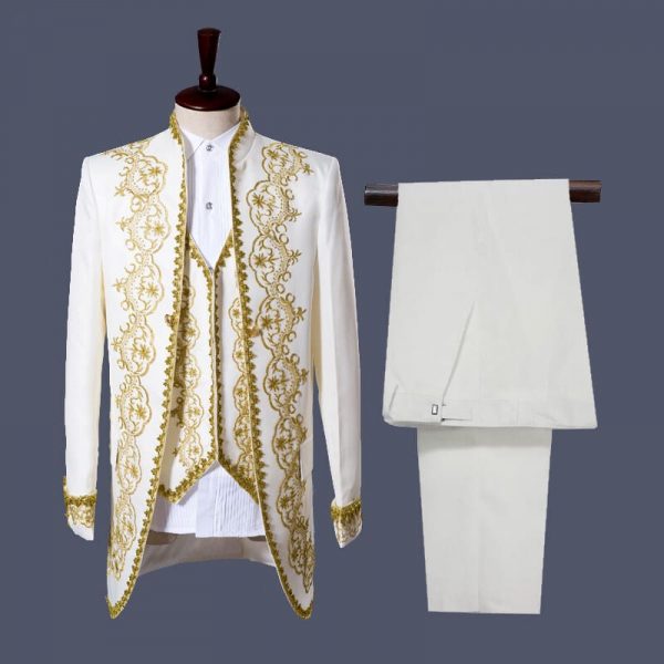Deluxe Victorian Prince Wedding Cosplay Costume