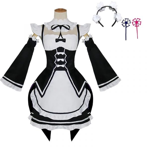 Anime Re Life In A Different World From Zero Ram/Rem Cosplay Costumes