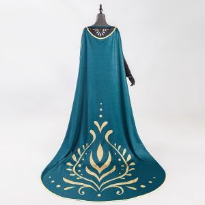Snow Queen 2 Anna Coronation Long Gown Cape Dress