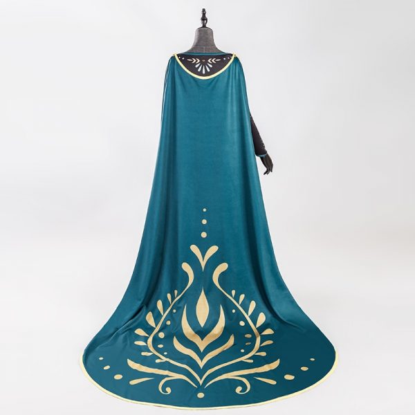 Snow Queen 2 Anna Coronation Long Gown Cape Dress