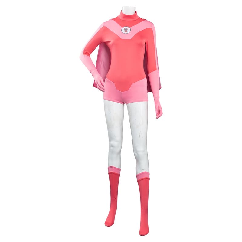 Invincible Atom Eve Cosplay Costumes Outfits With Cloak