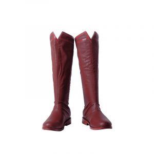 Superhero Cosplay Role Playing Clark Kent Luxious Faux Leather Boots