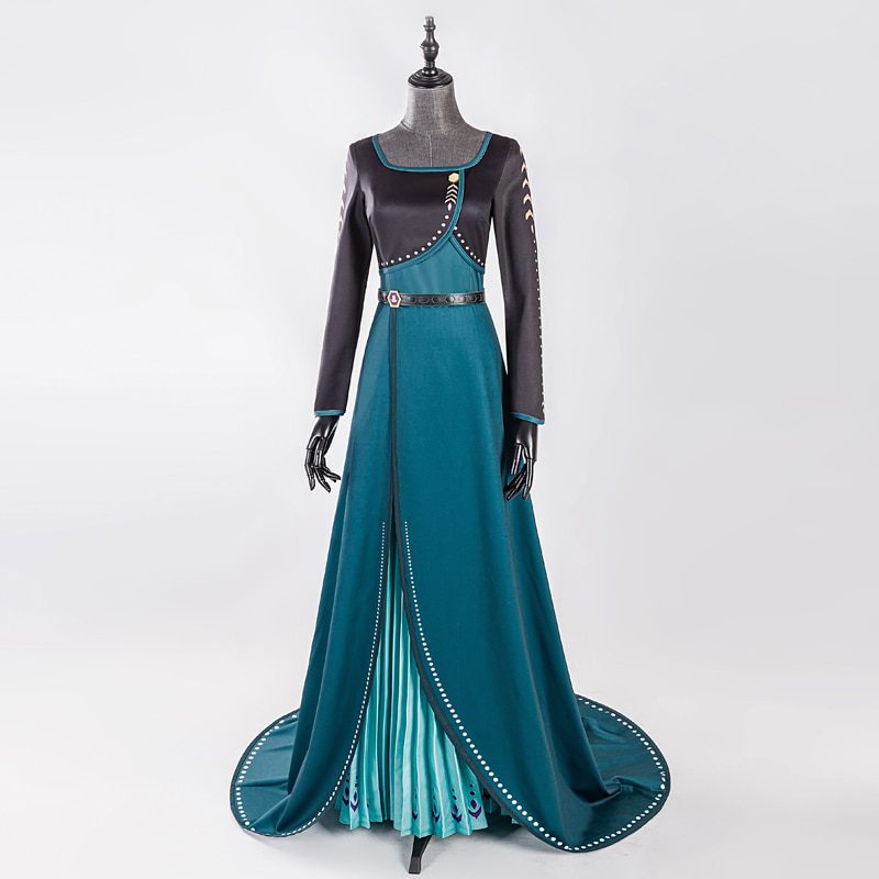Snow Queen 2 Anna Coronation Long Gown Cape Dress