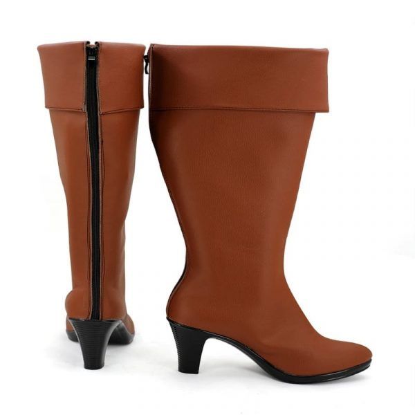 Fariy Tail Lucy Heartfilia Cosplay Brown Boots