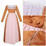 Hamilton Angelica Evening Dress Colonial Lady Corset Styled Victorian Rococo Ball Gown