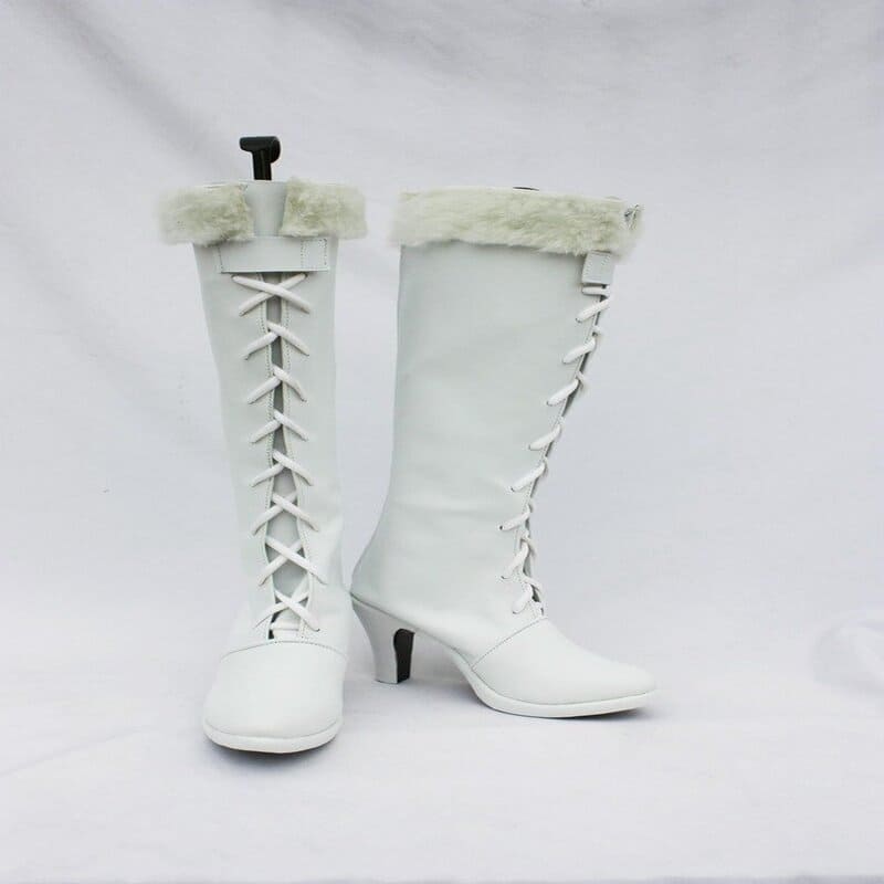 One Piece Anime Nico Robin Cosplay White Boots Custom Made