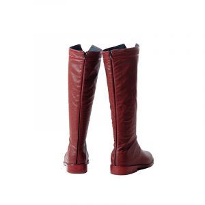 Superhero Cosplay Role Playing Clark Kent Luxious Faux Leather Boots