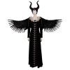 Adult Maleficent Evil Witch Cosplay Costume Women Fantasia Black Angel Party Fancy Dress