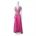 Jasmine Princess Cosplay Costume Movie Aladdin Outfit Rose Red Suit