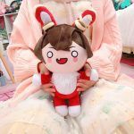 Anime Game Genshin Impact Amber Rabbit Ear Doll