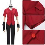 Helltaker Cosplay Costume Zdrada,The Bitch Demon Red Shirt