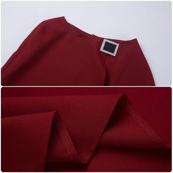 Anime Sword Art Online Asuna Yuuki Cosplay Costume Red Cloak Women