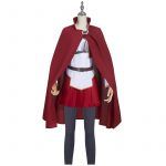 Anime Sword Art Online Asuna Yuuki Cosplay Costume Red Cloak Women