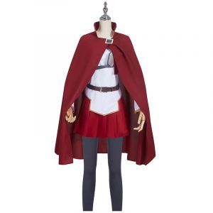 Anime Sword Art Online Asuna Yuuki Cosplay Costume Red Cloak Women