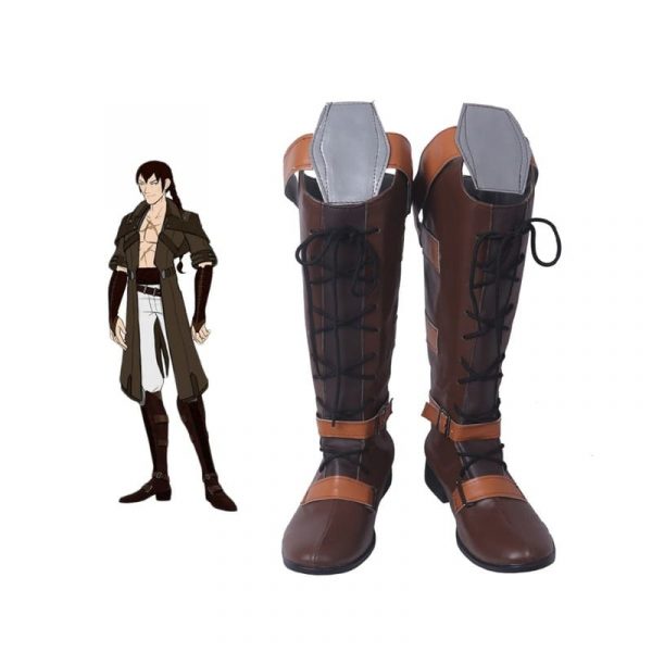 Tyrian Callows Cosplay Brown Boots Custom Made