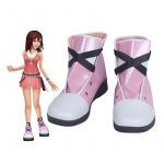 Anime Kingdom Hearts 2 Kairi Pink Cosplay Shoes Custom Made