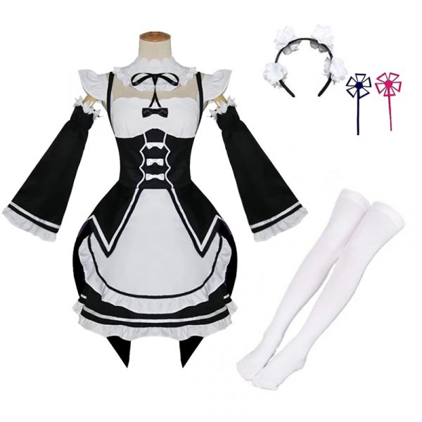 Anime Re Life In A Different World From Zero Ram/Rem Cosplay Costumes