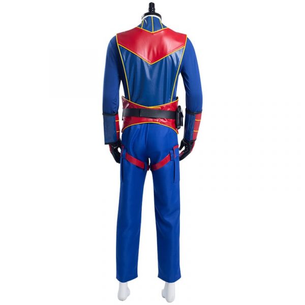 Henry Danger Captain Man Cosplay Costume With Eye Mask
