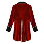 Circus Ringmaster Costume Long Sleeve Blazers Jacket Coat