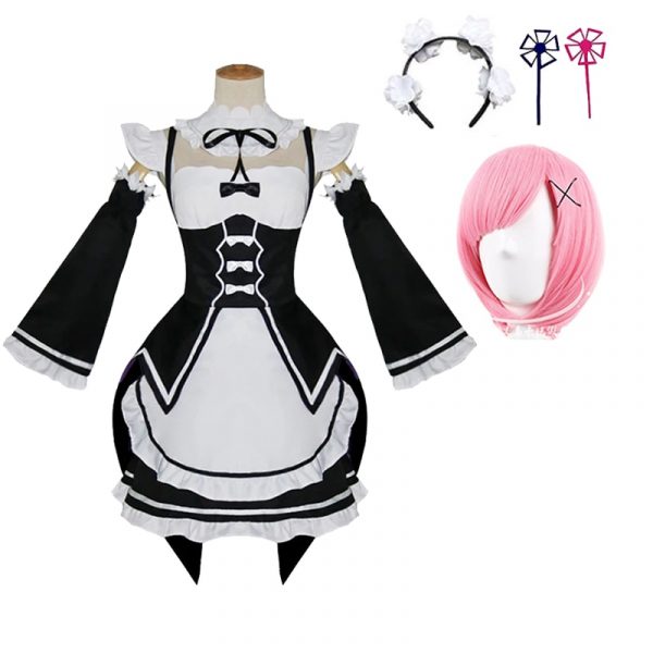 Anime Re Life In A Different World From Zero Ram/Rem Cosplay Costumes