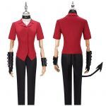 Helltaker Cosplay Costume Zdrada,The Bitch Demon Red Shirt