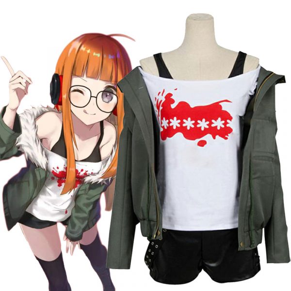 Game Persona 5 Futaba Sakura Cosplay Costume