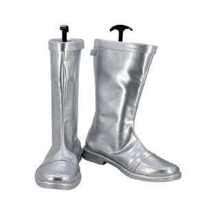 Kamen Rider Masked Rider 1 Cosplay Silver Color Boots