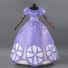 Princess Sofia Layerd Dress Girls Sophia Cosplay Costume