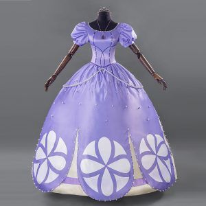 Princess Sofia Layerd Dress Girls Sophia Cosplay Costume