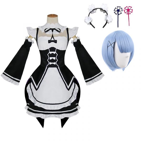 Anime Re Life In A Different World From Zero Ram/Rem Cosplay Costumes