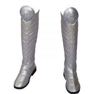 Superhero Remy LeBeau Cosplay Luxious Silver Boots