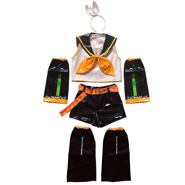 Cosplay Kagamine Rin Len PU Uniforms Outfits Cosplay Costume
