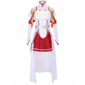 Anime Sword Art Online Asuna Yuuki Cosplay Costumes Asuna Battle Suit