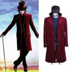 Charlie And The Chocolate Factory Willy Wonka Johnny Depp Cosplay Costume