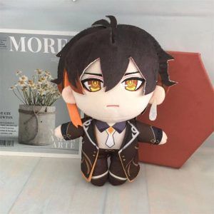 20cm Game Genshin Impact Anime Plushies Xiao Zhongli Cartoon Mascot Stuffed Doll