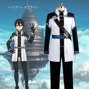 Sword Art Online SAO Movie: Ordinal Scale Kirigaya Kazuto Kirito Cosplay Costumes