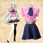 Anime The Seven Deadly Sins Elizabeth Liones Cosplay Costume