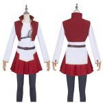 Anime Sword Art Online Asuna Yuuki Cosplay Costume Red Cloak Women